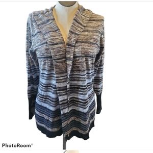 Hooded Open Cardigan